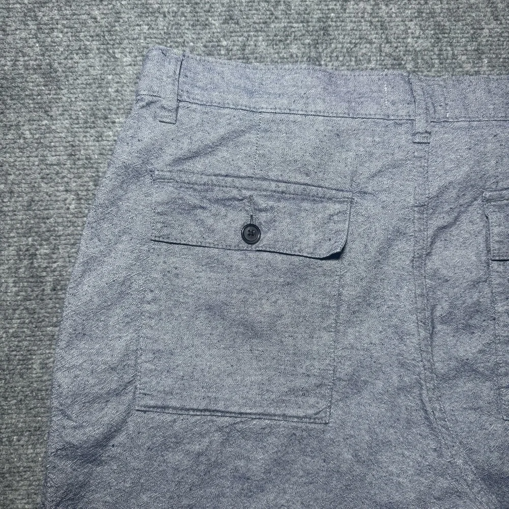 Taylor Stitch Shorts The Trail Short Virgin Cotton Men 34 Blue 9 Inch Inseam